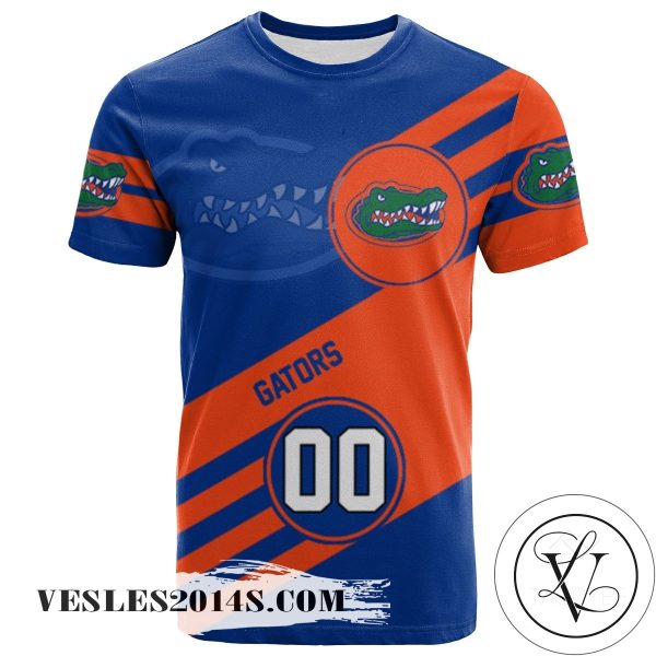 Florida Gators All Over Print T-shirt Sport Style Logo   – NCAA