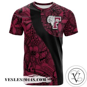 Fordham Rams All Over Print T-shirt Polynesian   – NCAA