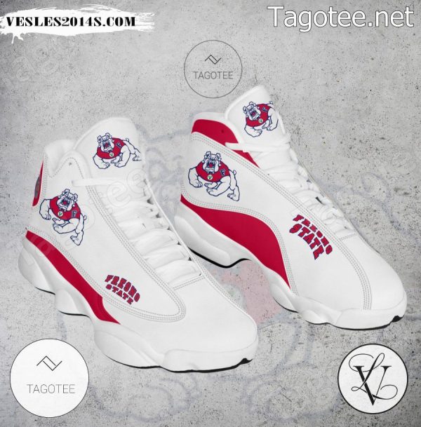 Fresno State NCAA Logo Air Jordan 13 Shoes