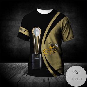 Georgia Tech Yellow Jackets All Over Print T-shirt 2022 National Champions Legendary – NCAA