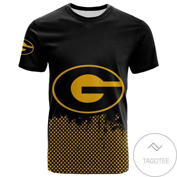 Grambling State Tigers All Over Print T-shirt Men’s Basketball Net Grunge Pattern – NCAA