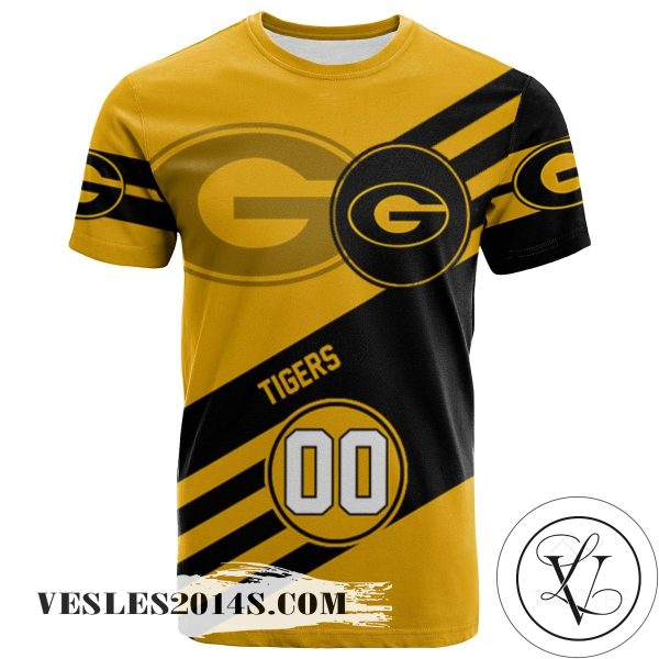 Grambling State Tigers All Over Print T-shirt Sport Style Logo   – NCAA