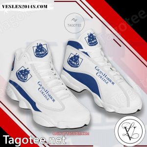 Grays Harbor College Logo Air Jordan 13 Shoes