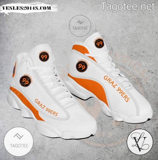 Graz 99ers Logo Air Jordan 13 Shoes