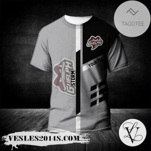 Guelph Storm T-Shirt Personalized Custom Text  – CA HOCKEY