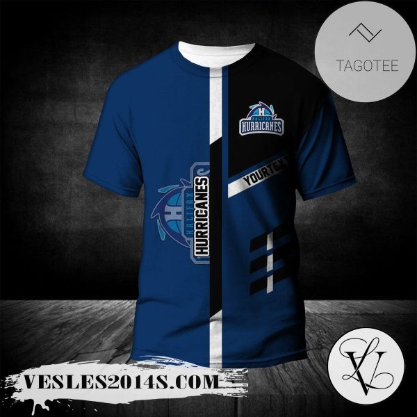 Halifax Hurricanes T-Shirt Personalized Custom Text  – CA BASKETBALL