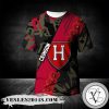 Harvard Crimson All Over Print T-shirt Sport Style Keep Go On  – NCAA