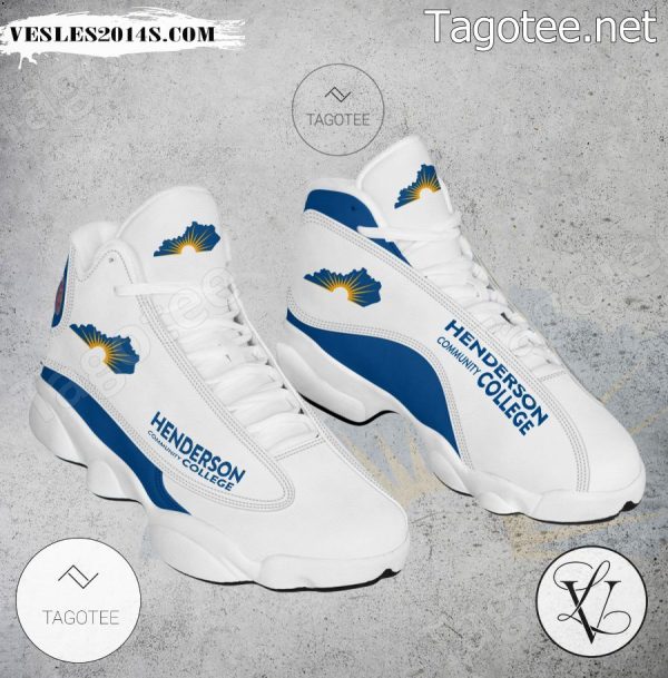 Henderson Community College Logo Air Jordan 13 Shoes