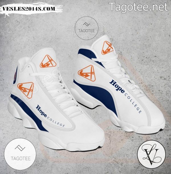 Hope College Logo Air Jordan 13 Shoes