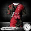 Houston Cougars All Over Print T-shirt Sport Style Keep Go On  – NCAA