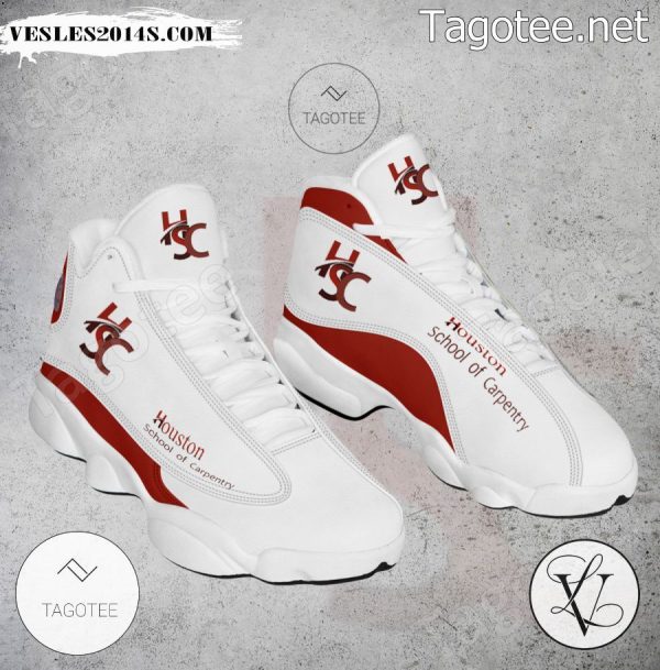 Houston School of Carpentry Logo Air Jordan 13 Shoes