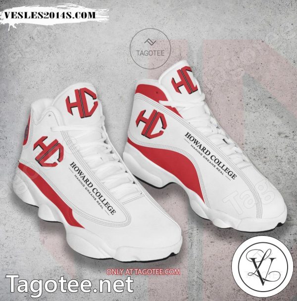 Howard College Logo Air Jordan 13 Shoes