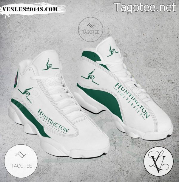 Huntington University Logo Air Jordan 13 Shoes