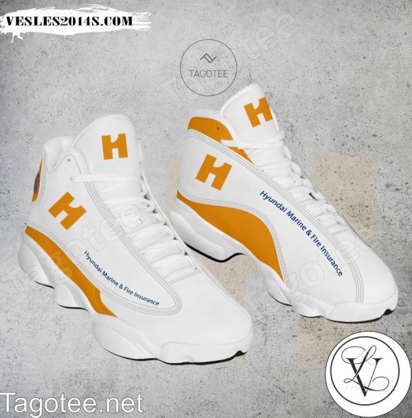 Hyundai Marine & Fire Insurance Logo Air Jordan 13 Shoes