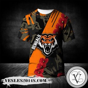 Idaho State Bengals All Over Print T-shirt Sport Style Keep Go On  – NCAA