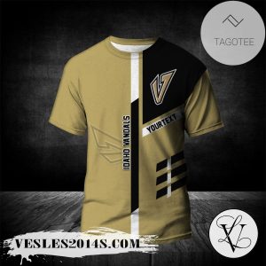 Idaho Vandals Personalized Custom Text All Over Print T-shirt  – NCAA