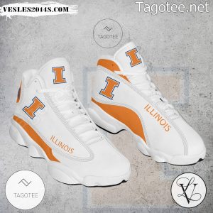 Illinois NCAA Logo Air Jordan 13 Shoes