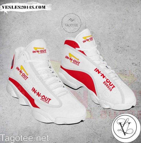 In-n-Out Burger Logo Air Jordan 13 Shoes