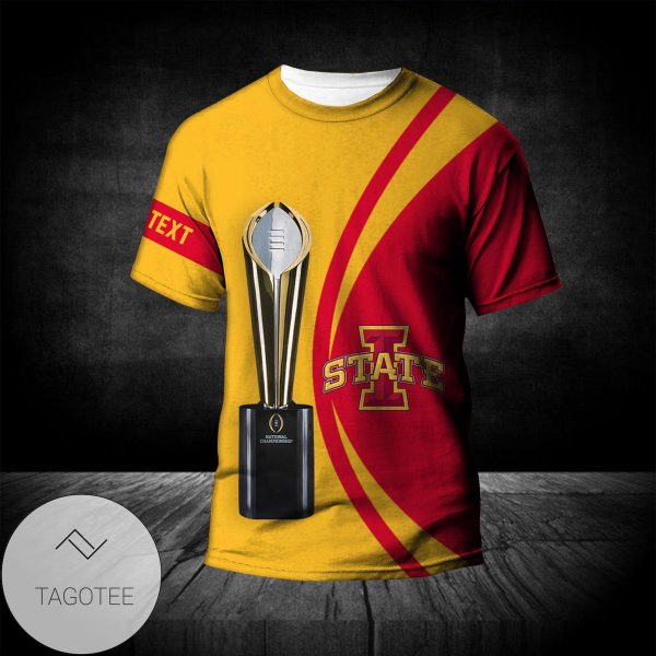 Iowa State Cyclones All Over Print T-shirt 2022 National Champions Legendary – NCAA