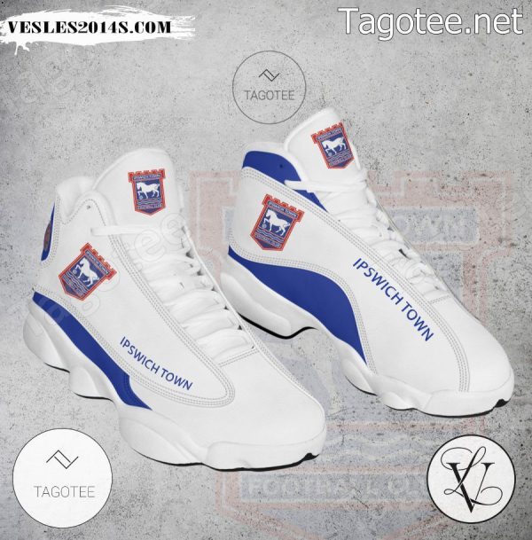 Ipswich Town Logo Air Jordan 13 Shoes