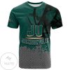 Jacksonville Dolphins All Over Print T-shirt Men’s Basketball Net Grunge Pattern – NCAA