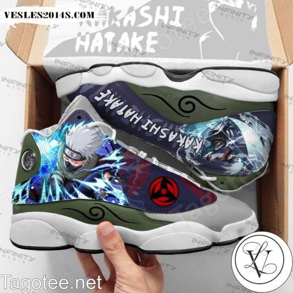 Kakashi Hatake Naruto Anime Air Jordan 13 Shoes