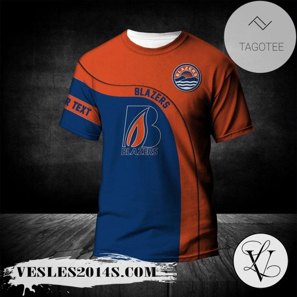 Kamloops Blazers T-shirt Curve Personalized Custom Text  – CA HOCKEY