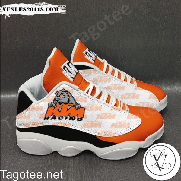 Ktm Racing Red Air Jordan 13 Shoes