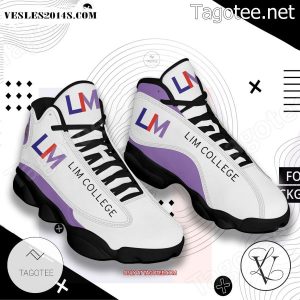 LIM College Logo Air Jordan 13 Shoes