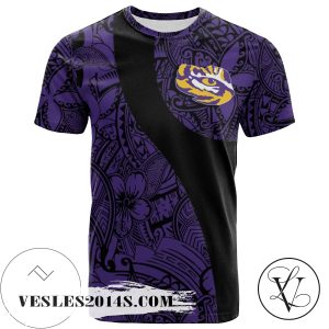 LSU Tigers All Over Print T-shirt Polynesian   – NCAA