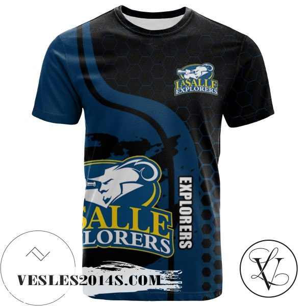 La Salle Explorers All Over Print T-shirt My Team Sport Style – NCAA