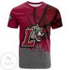 Lafayette Leopards All Over Print T-shirt Men’s Basketball Net Grunge Pattern – NCAA