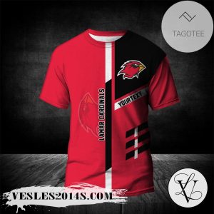 Lamar Cardinals Personalized Custom Text All Over Print T-shirt  – NCAA