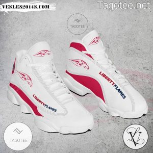 Liberty Flames NCAA Logo Air Jordan 13 Shoes