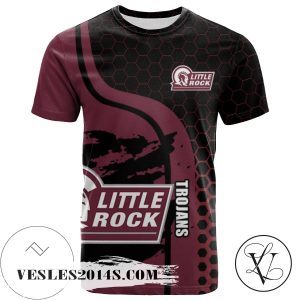 Little Rock Trojans All Over Print T-shirt My Team Sport Style – NCAA