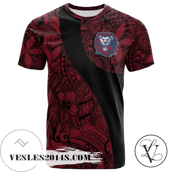 Loyola Marymount Lions All Over Print T-shirt Polynesian   – NCAA