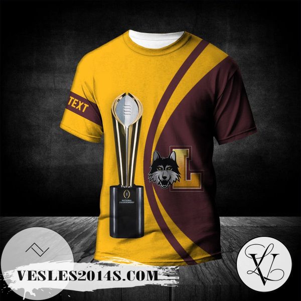 Loyola Ramblers All Over Print T-shirt 2022 National Champions Legendary – NCAA