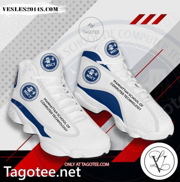 Manhattan School of Computer Technology Logo Air Jordan 13 Shoes