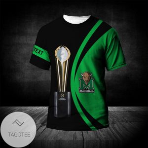 Marshall Thundering Herd All Over Print T-shirt 2022 National Champions Legendary – NCAA