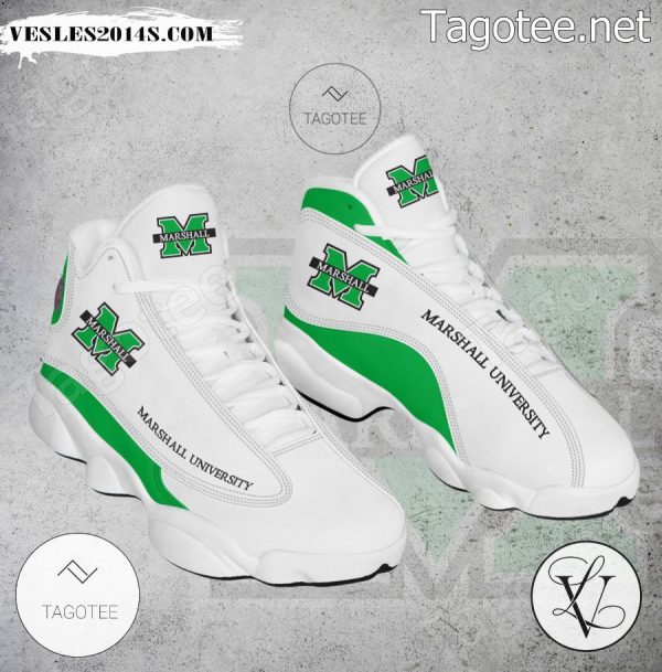 Marshall University Logo Air Jordan 13 Shoes