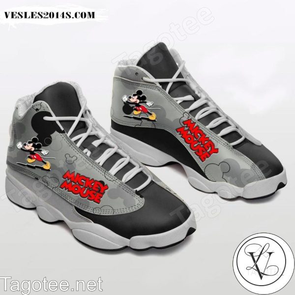 Mickey Mouse Black Air Jordan 13 Shoes