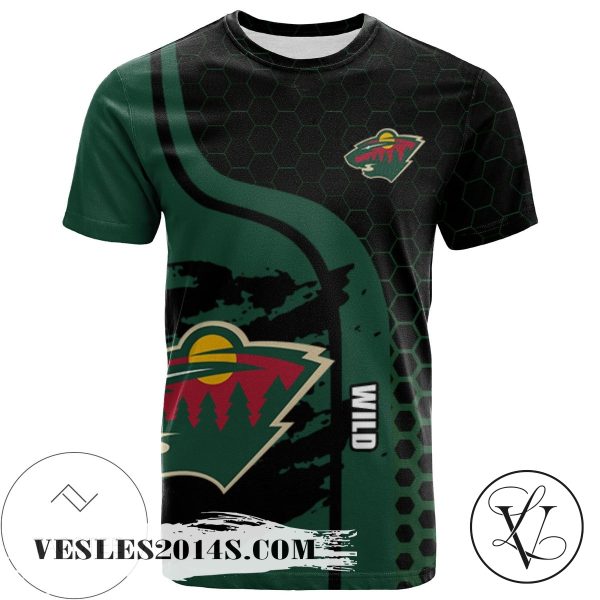 Minnesota Wild All Over Print T-shirt My Team Sport Style – NHL