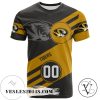 Missouri Tigers All Over Print T-shirt Sport Style Logo   – NCAA