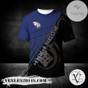 Moncton Aigles Bleus T-Shirt Celtic Custom Text  – CA CIS