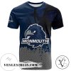 Monmouth Hawks All Over Print T-shirt Men’s Basketball Net Grunge Pattern – NCAA