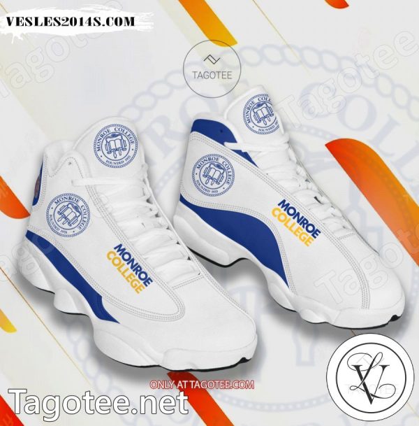 Monroe College Logo Air Jordan 13 Shoes