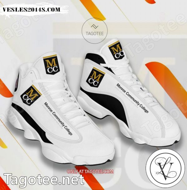 Monroe Community College Logo Air Jordan 13 Shoes