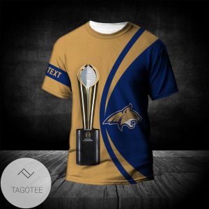 Montana State Bobcats All Over Print T-shirt 2022 National Champions Legendary – NCAA