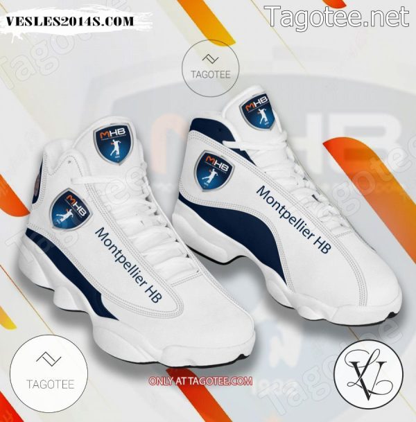 Montpellier HB Handball Logo Air Jordan 13 Shoes