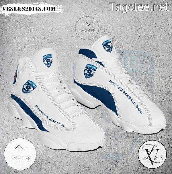 Montpellier Herault Rugby Logo Air Jordan 13 Shoes